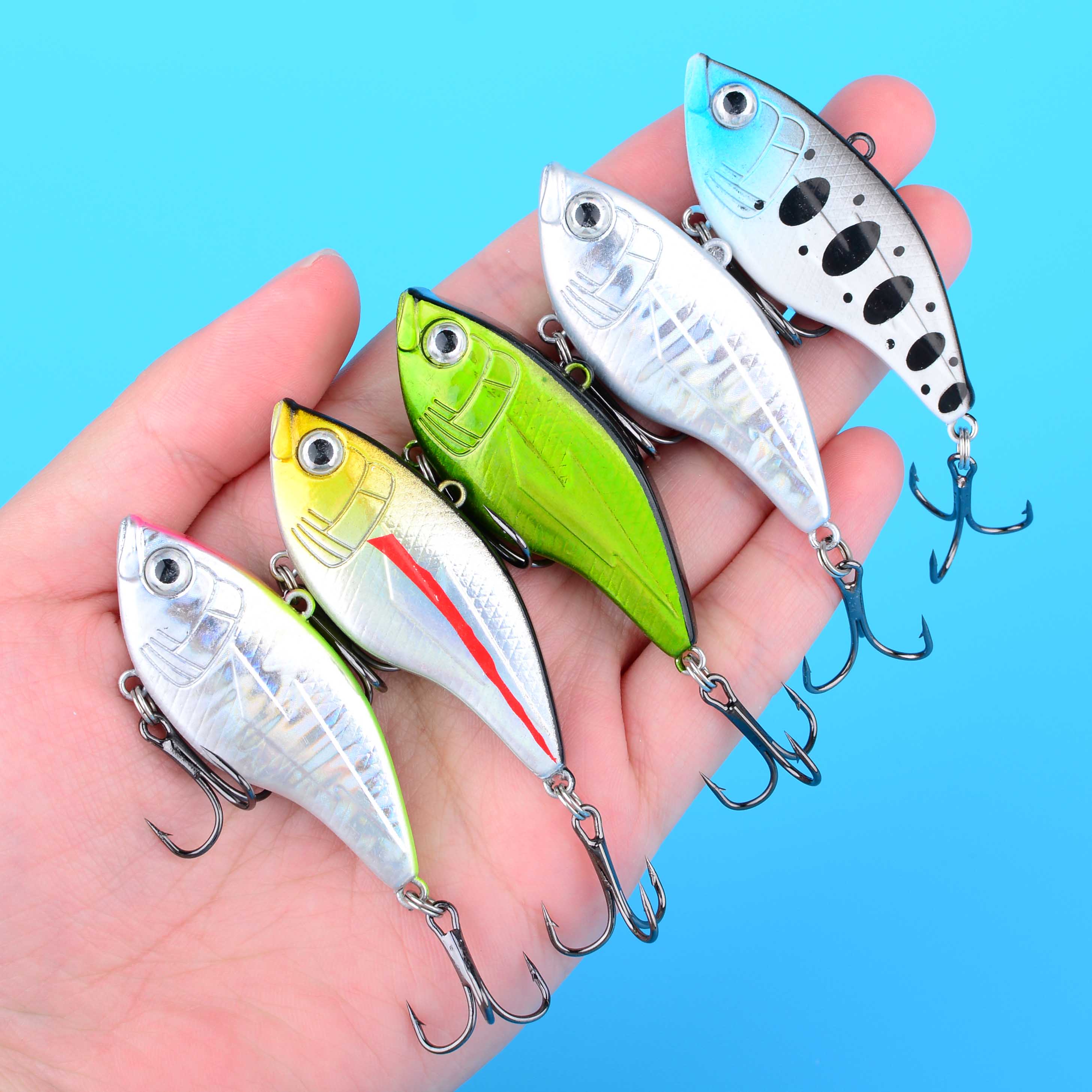 Fishing Hook Treble - 1PC Hard VIB Fishing Lure 5.2cm