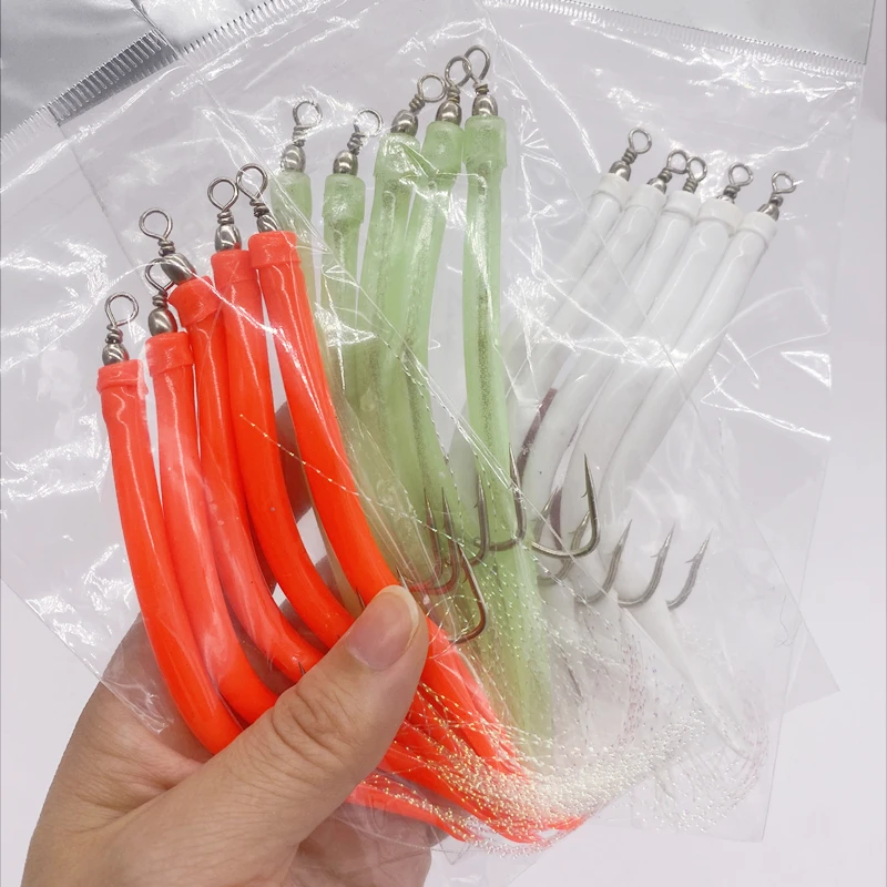 1/5Pcs CodfishFishing Eel Tube - Fishing Hook Offset incelemesi ve fiyatı