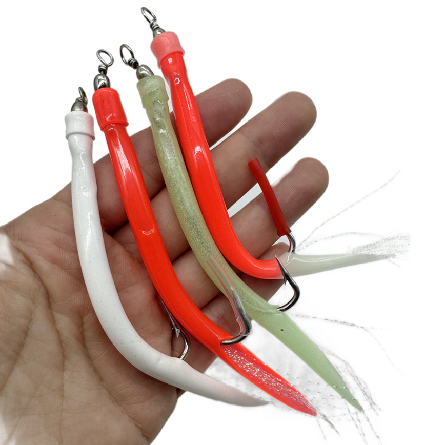 1/5Pcs CodfishFishing Eel Tube - Fishing Hook Offset incelemesi ve fiyatı