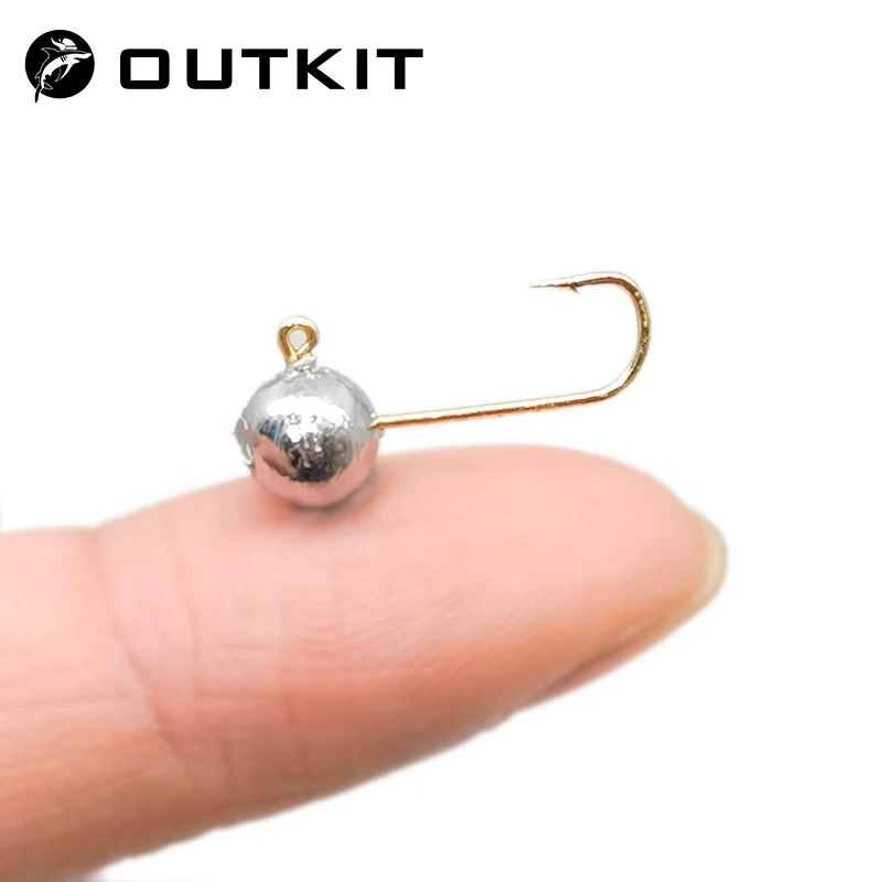 OUTKIT 10pcs Mini Jig Head Hoo - Fishing Hook Barbless incelemesi ve fiyatı