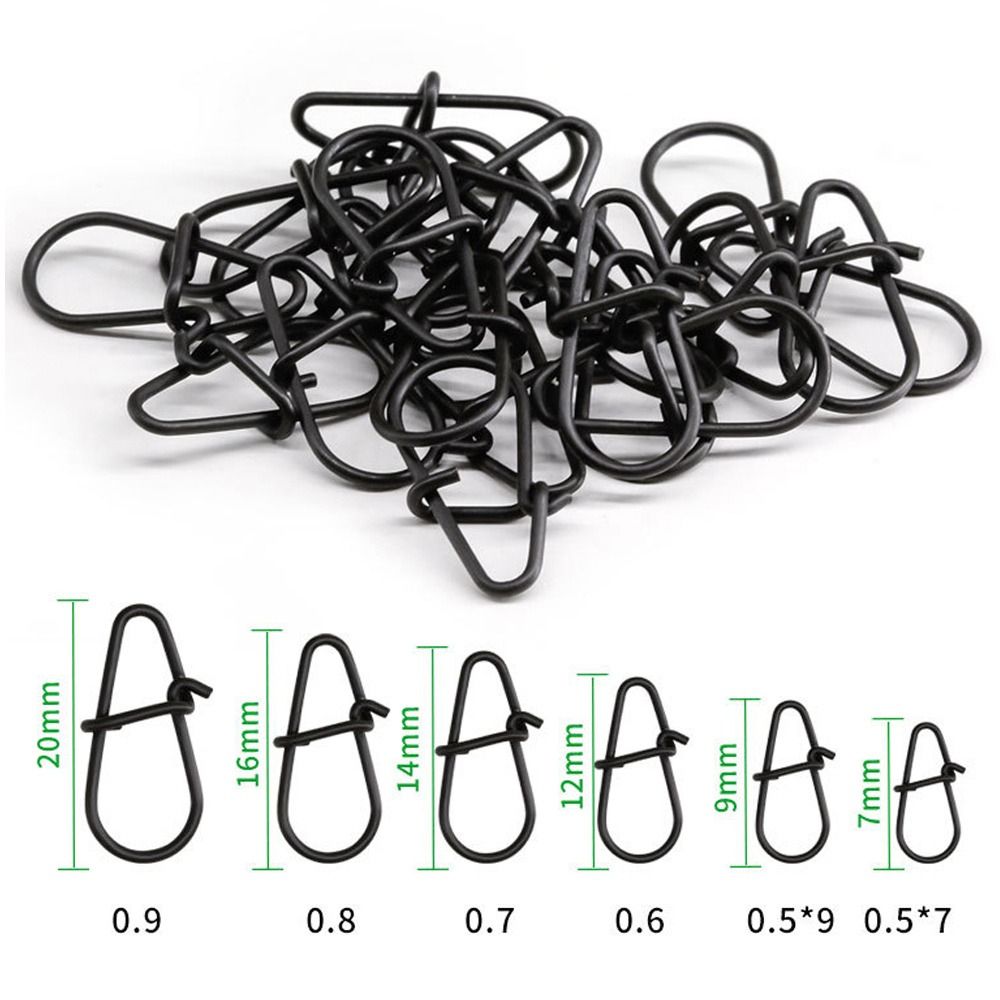 100Pcs/lot Matte black Snap Fi - Fishing Hook Box incelemesi ve fiyatı