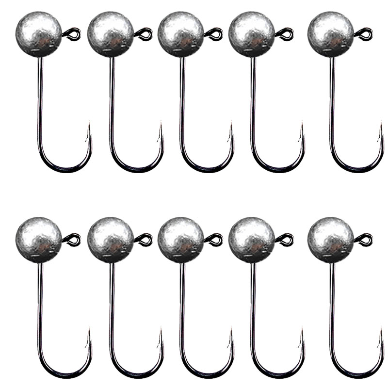 10pcs/lot Jig Head Fishing Hoo - Fishing Hook Barbless incelemesi ve fiyatı