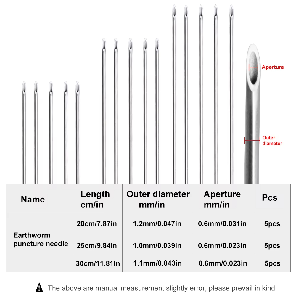 Earthworm Hooking Needle Stain - Fishing Hook Stainless Steel incelemesi ve fiyatı