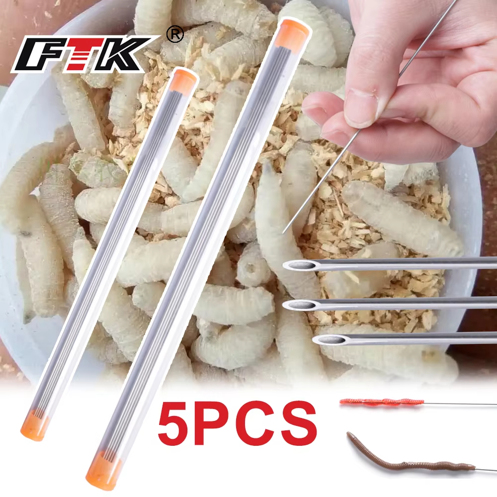 Earthworm Hooking Needle Stain - Fishing Hook Stainless Steel incelemesi ve fiyatı