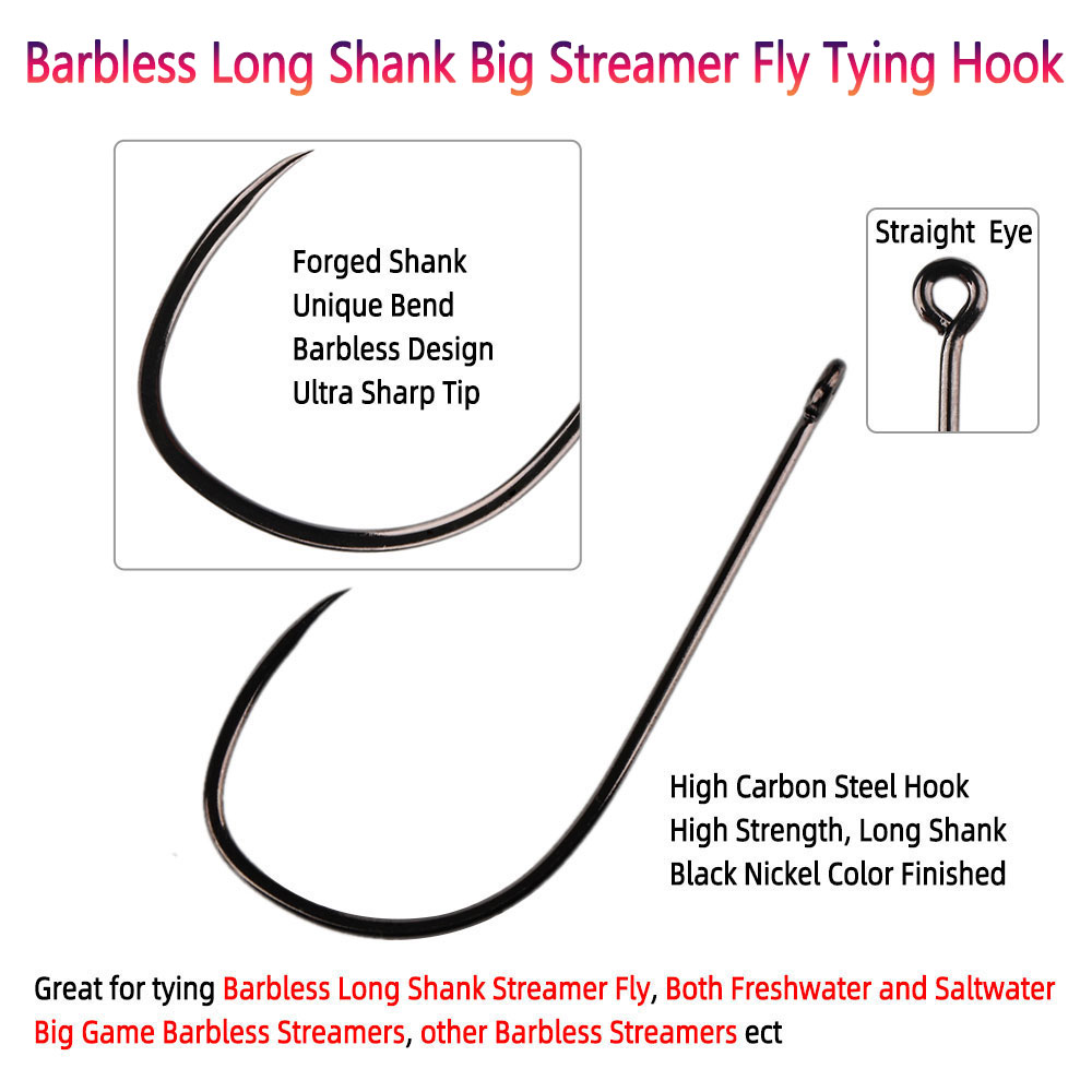 Bimoo 20pcs #1~5/0 Barbless Lo - Fishing Hook Barbless incelemesi ve fiyatı
