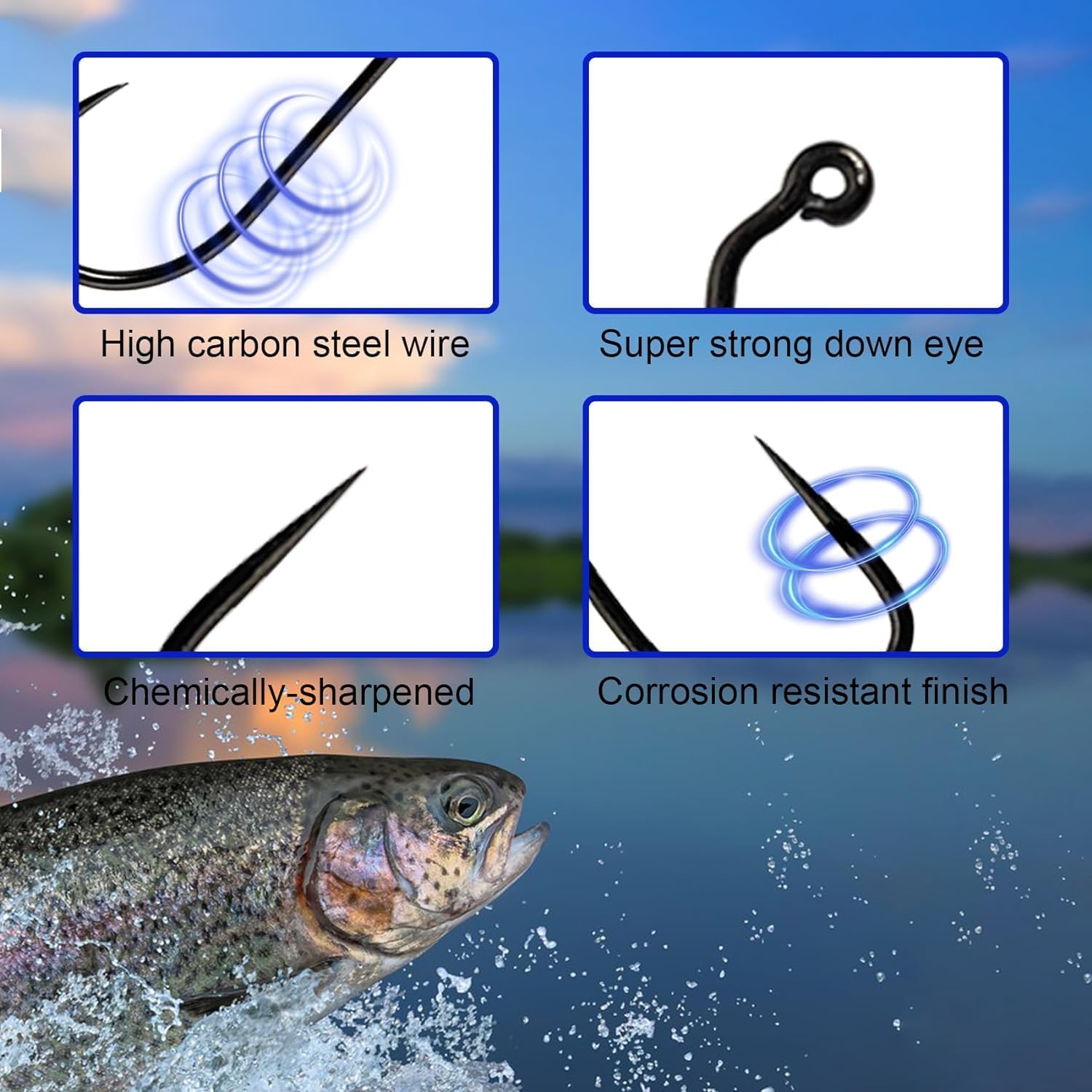 Aventik Eupheng 100PCS Competi - Fishing Hook Barbless incelemesi ve fiyatı