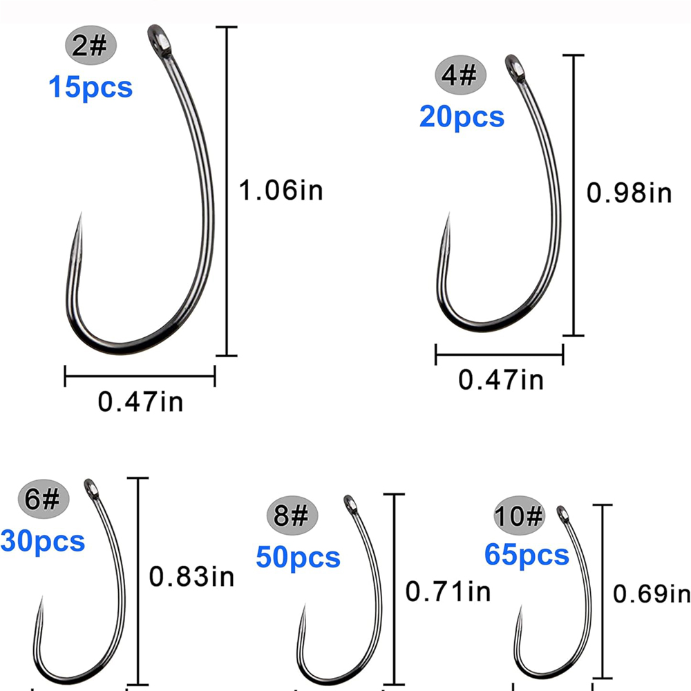 180PCS Barbless Fishing Hooks  - Fishing Hook Barbless incelemesi ve fiyatı