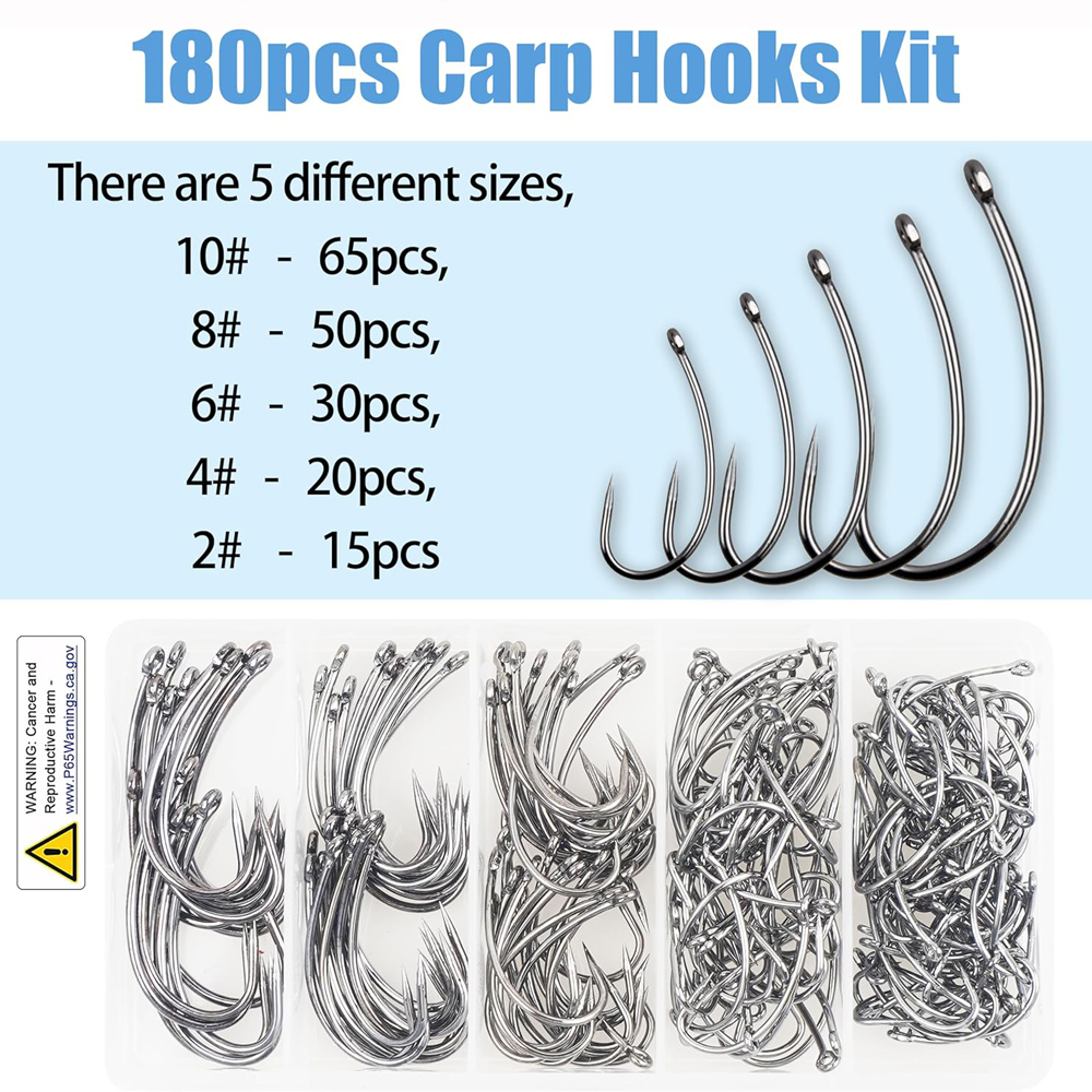 180PCS Barbless Fishing Hooks  - Fishing Hook Barbless incelemesi ve fiyatı