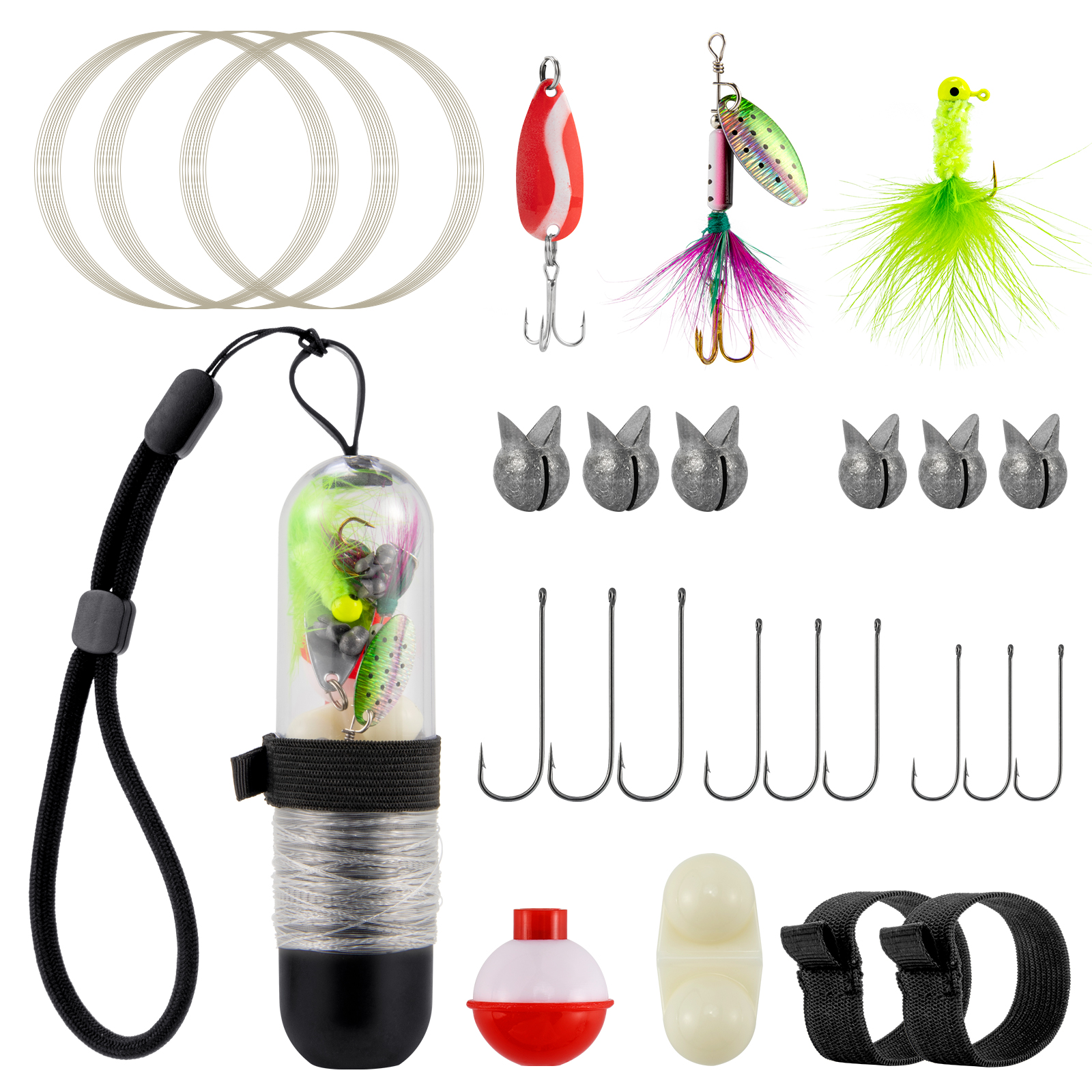 25pcs Survival Fishing Kit Poc - Fishing Hook Jig incelemesi ve fiyatı
