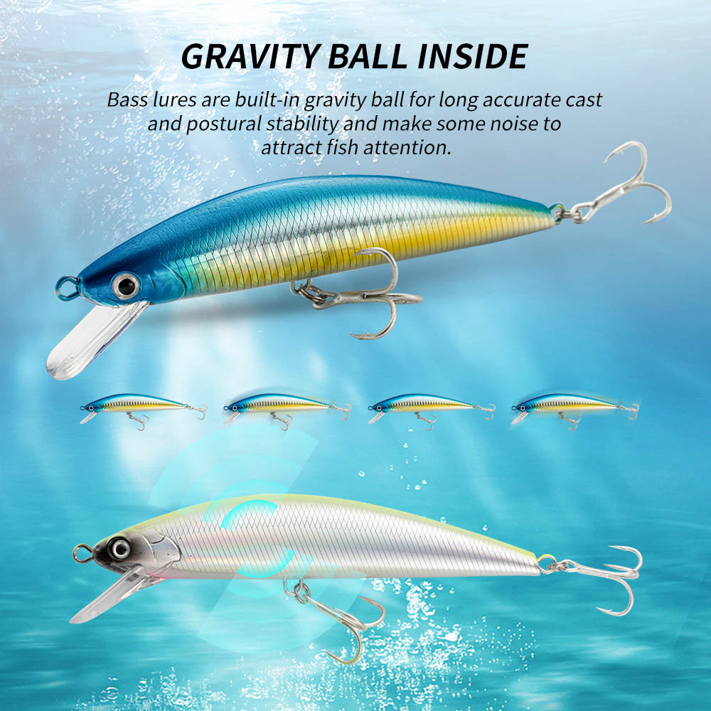 Fishing Lure Sinking Minnow 13 - Fishing Hook Treble incelemesi ve fiyatı