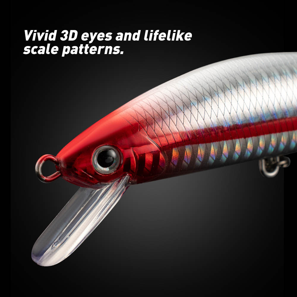 Fishing Lure Sinking Minnow 13 - Fishing Hook Treble incelemesi ve fiyatı