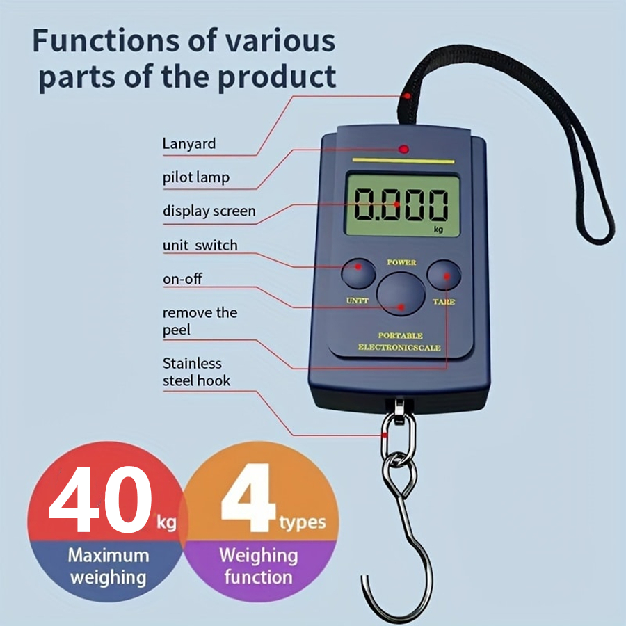 40kg Multifunctional Mini Elec - Fishing Hook incelemesi ve fiyatı