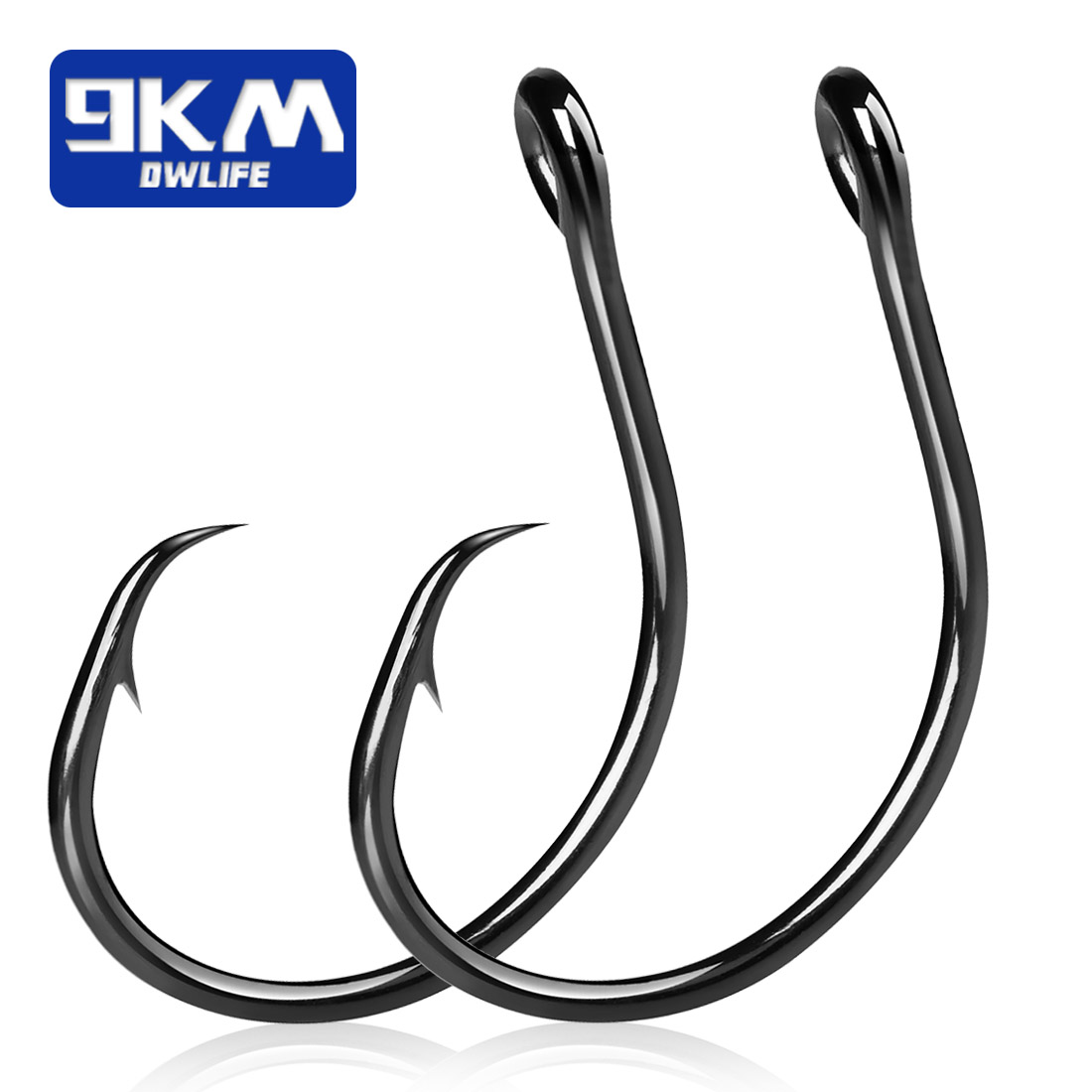 9KM 25-50Pcs Inline Wide Gap C - Fishing Hook Circle incelemesi ve fiyatı