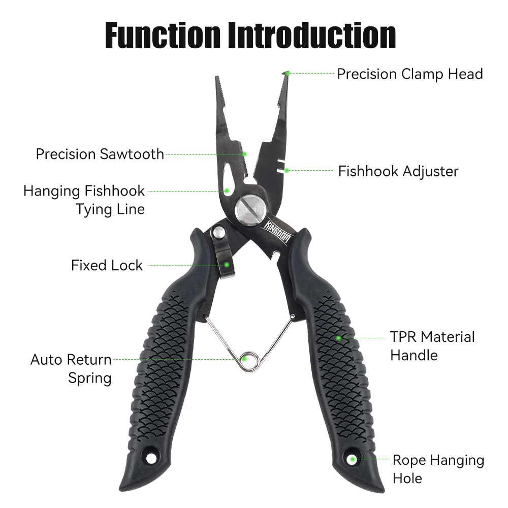 Kingdom Fishing Pliers Multifu - Fishing Hook Sharpener incelemesi ve fiyatı
