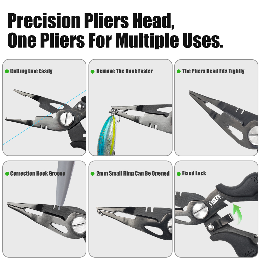 Kingdom Fishing Pliers Multifu - Fishing Hook Sharpener incelemesi ve fiyatı