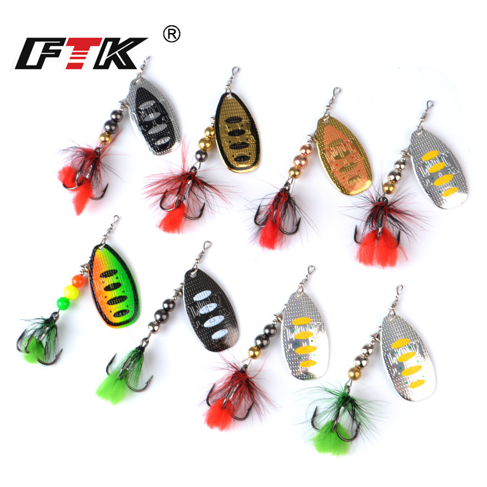 FTK Metal Fishing Lure Spinner - Fishing Hook Treble incelemesi ve fiyatı