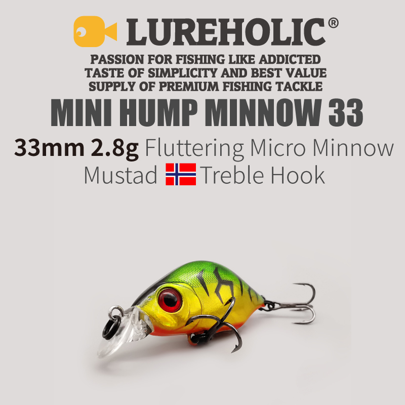 LUREHOLIC 33mm 2.8g Fluttering - Fishing Hook Treble incelemesi ve fiyatı