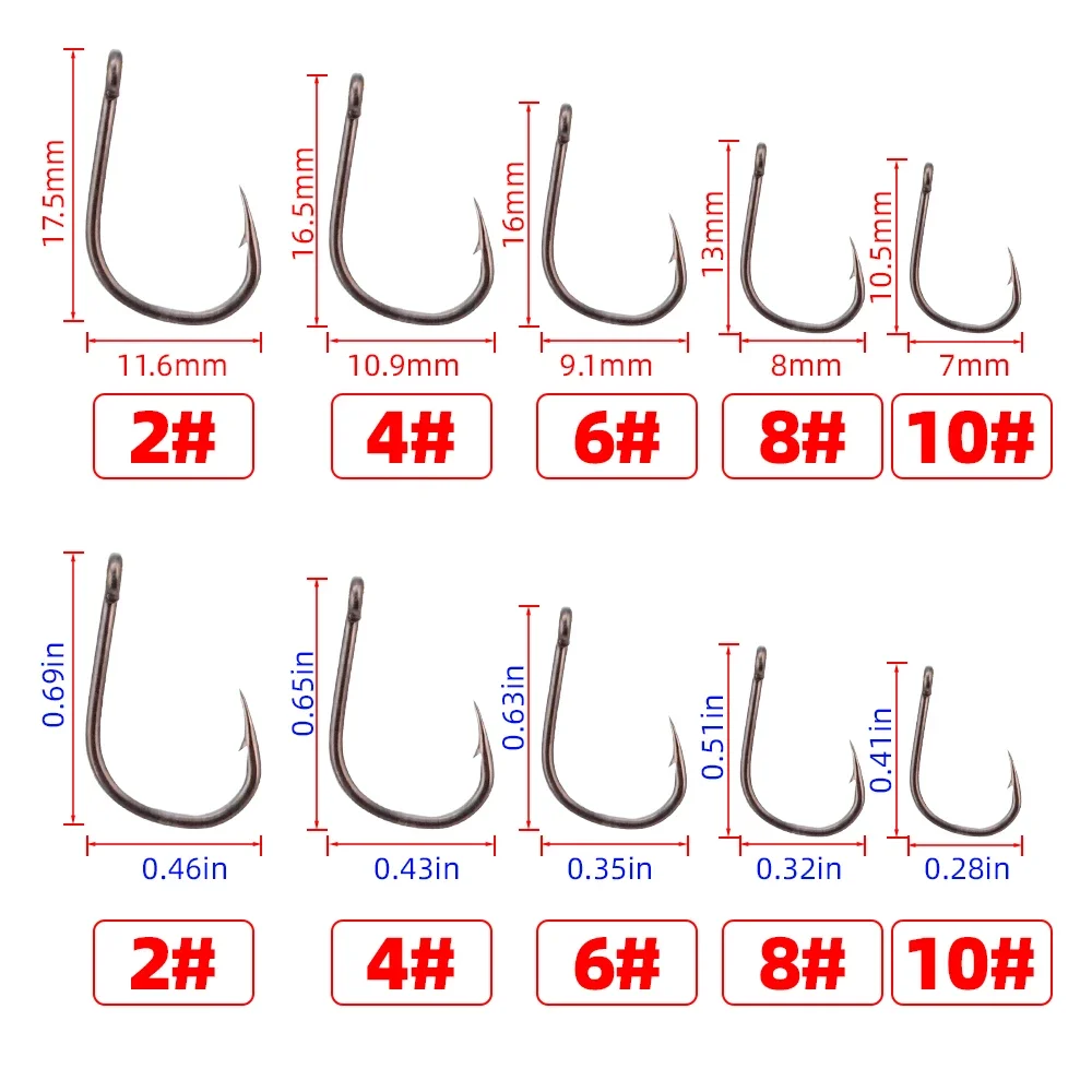 Hirisi 50pcs Barbed  Coated Ca - Fishing Hook Assortment incelemesi ve fiyatı