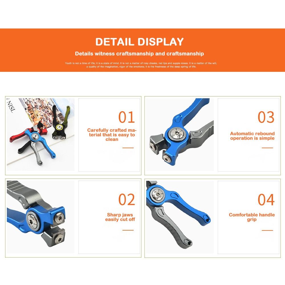 Aluminum Alloy Fishing Pliers  - Fishing Hook Remover incelemesi ve fiyatı