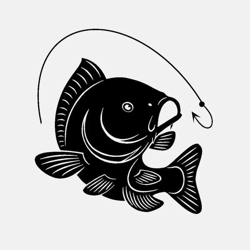 Carp Fishing Hook Decal Decora - Fishing Hook incelemesi ve fiyatı