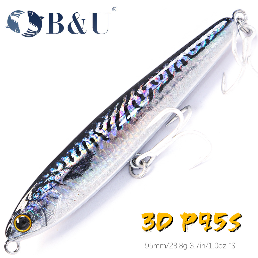 B&U Sinking Pencil Fishing Lur - Fishing Hook Treble incelemesi ve fiyatı