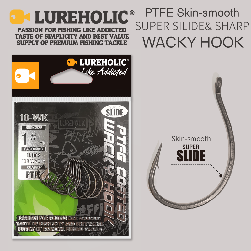 LUREHOLIC PTFE Super Slide Wac - Fishing Hook Barbless incelemesi ve fiyatı