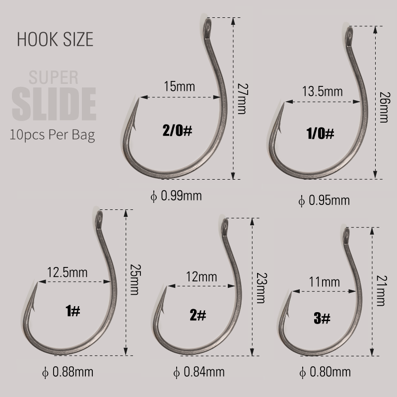 LUREHOLIC PTFE Super Slide Wac - Fishing Hook Barbless incelemesi ve fiyatı