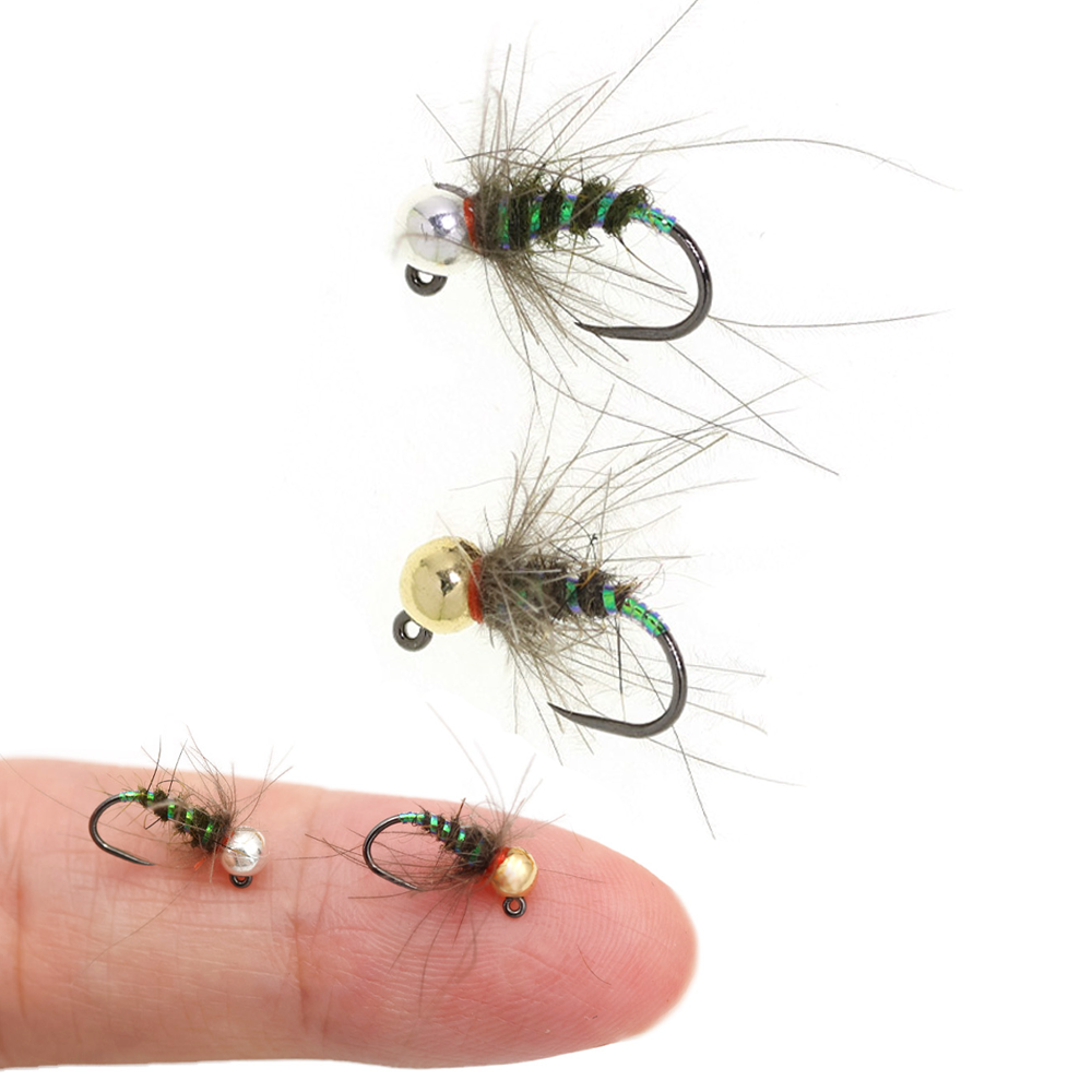4pcs #16 Tungsten Beadhead CDC - Fishing Hook Barbless incelemesi ve fiyatı