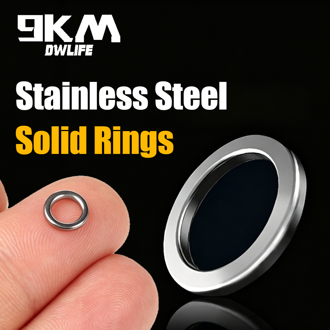 9KM Solid Ring Fishing 50pcs S - Fishing Hook Jig incelemesi ve fiyatı