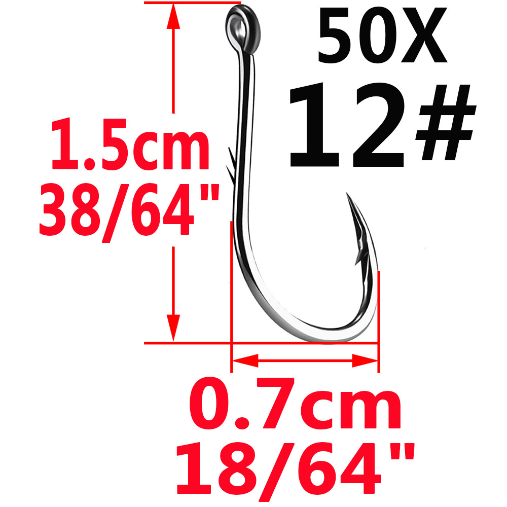 50pcs Iseama Circle Carp Eyed  - Fishing Hook Circle incelemesi ve fiyatı