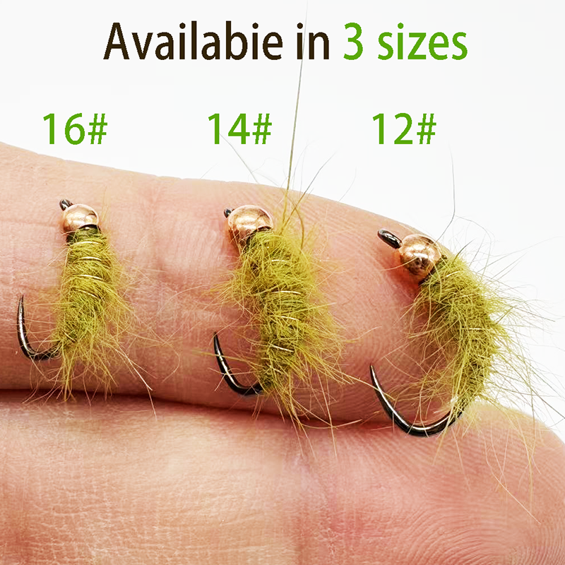 5PCS Fly Fishing Nymphs Wet Fl - Fishing Hook Barbless incelemesi ve fiyatı