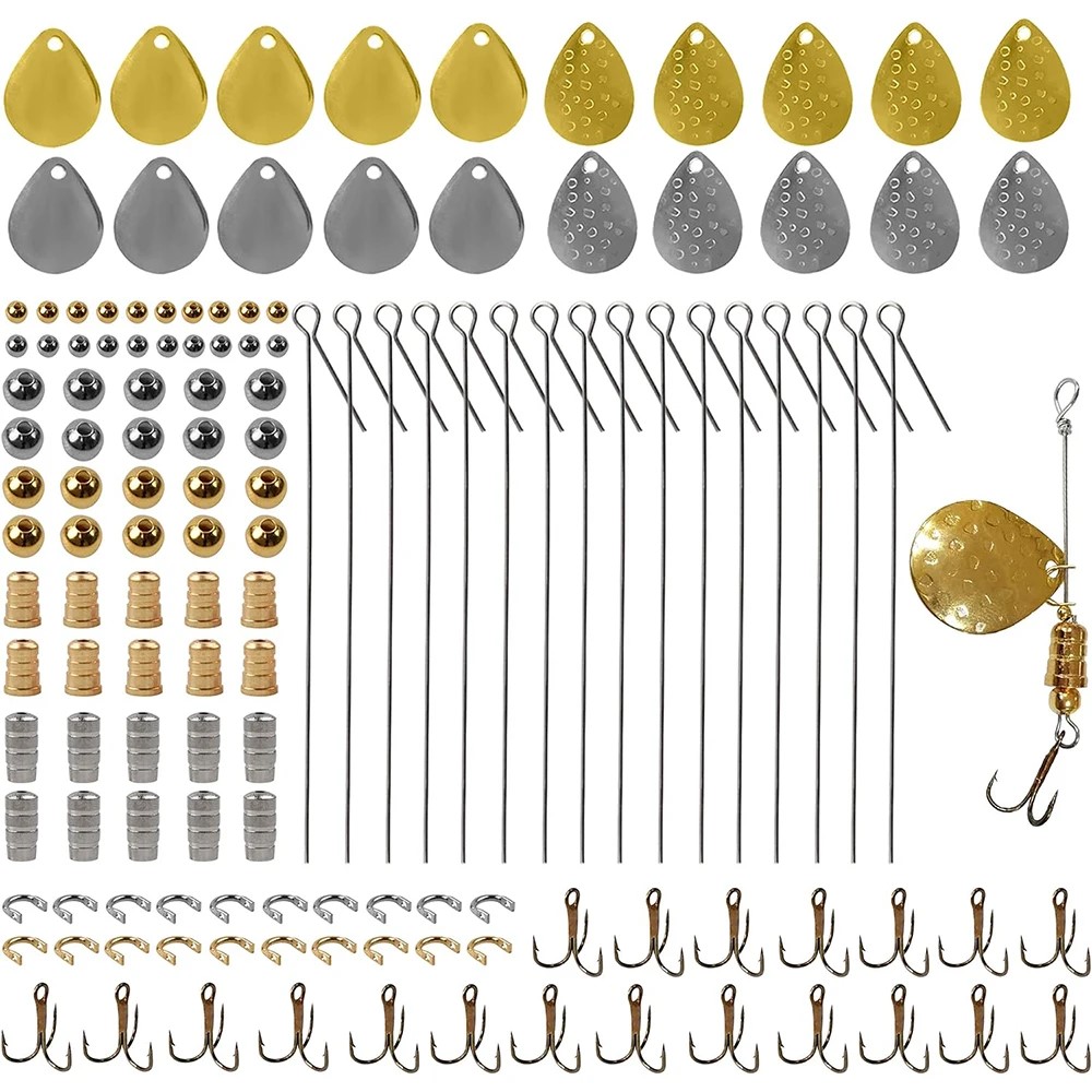 140Pcs Fishing Lures Making Ki - Fishing Hook Treble incelemesi ve fiyatı