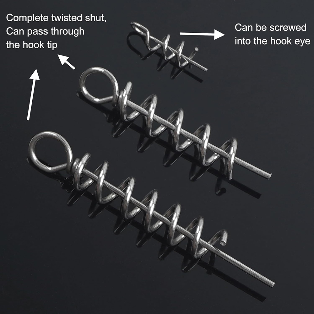 50Pcs Spring Twist Lock Fishin - Fishing Hook Box incelemesi ve fiyatı