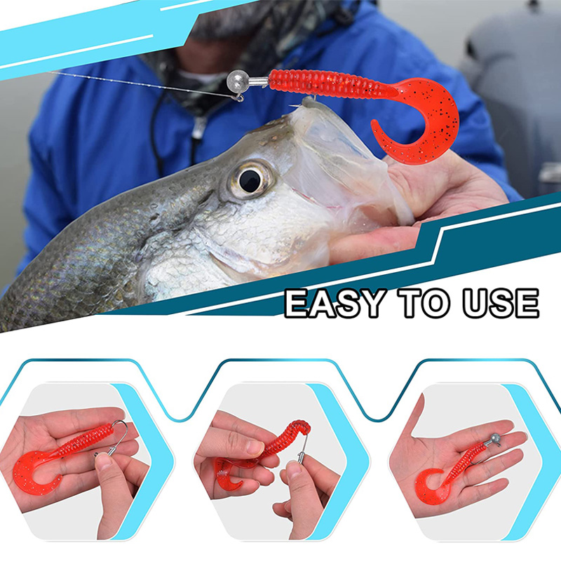 100PCS Fishing Hooks Lead Jig  - Fishing Hook Offset incelemesi ve fiyatı