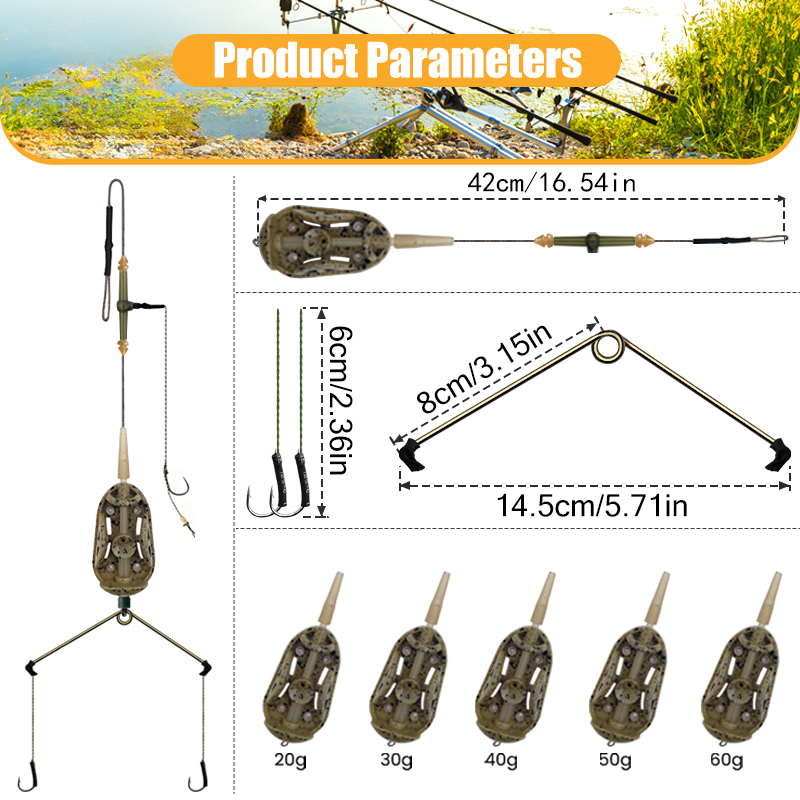 3 Hook Pre-tied Carp Hair Rigs - Fishing Hook Assortment incelemesi ve fiyatı