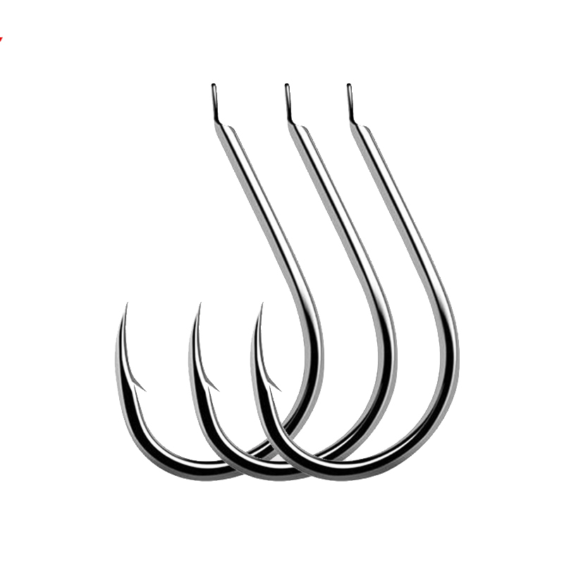 100pcs/Lot 7 Size Barbed Fishi - Fishing Hook Circle incelemesi ve fiyatı