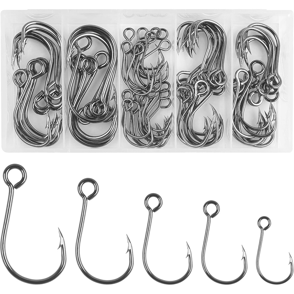 70Pcs Fishing Inline Single Ho - Fishing Hook Circle incelemesi ve fiyatı