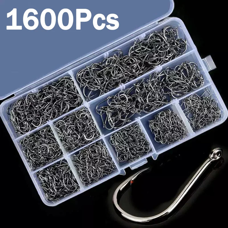 50-1600Pcs/BoxFishing Hooks Ca - Fishing Hook Assortment incelemesi ve fiyatı