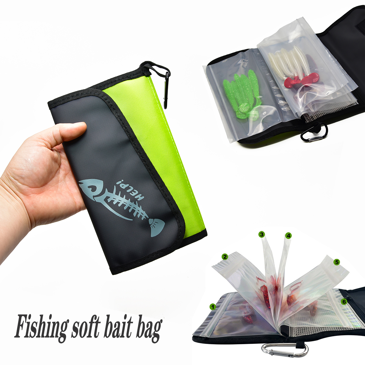 Fake Bait Bag PVC Inner Partit - Fishing Hook incelemesi ve fiyatı