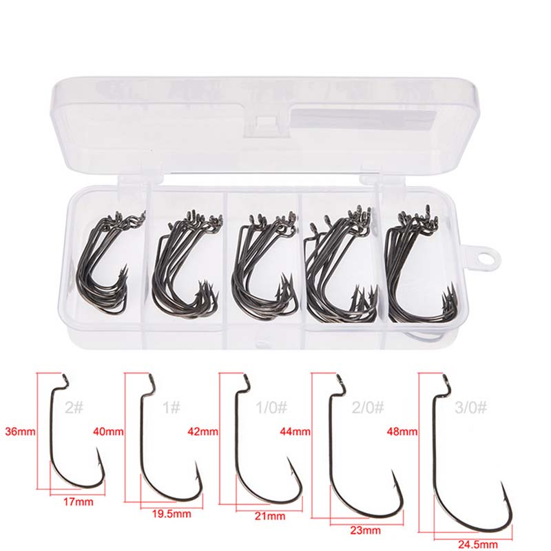 50Pcs/Box High Carbon Steel Fi - Fishing Hook Box incelemesi ve fiyatı