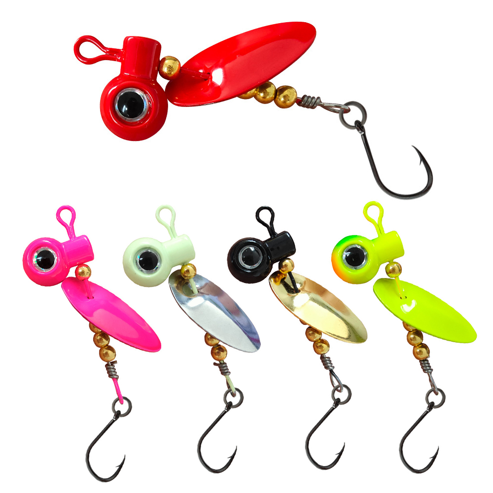 5pcs Crappie Jig Heads With Sp - Fishing Hook Offset incelemesi ve fiyatı
