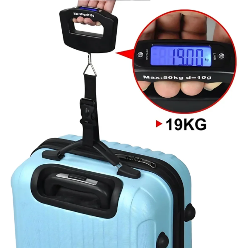 50kg/10g Travel Luggage Scale  - Fishing Hook incelemesi ve fiyatı