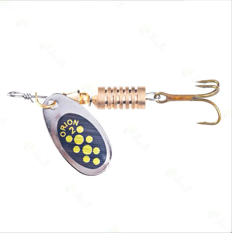 1PCS Metal Plating Spinner Bai - Fishing Hook Treble incelemesi ve fiyatı