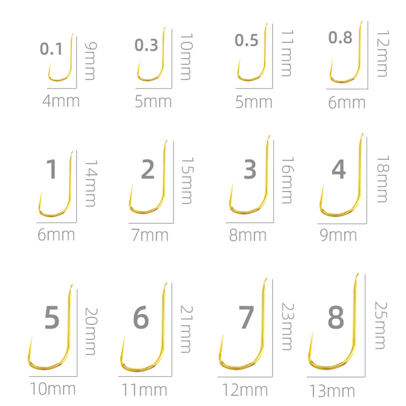 100 Pieces Shinkanto Barbless  - Fishing Hook Size incelemesi ve fiyatı