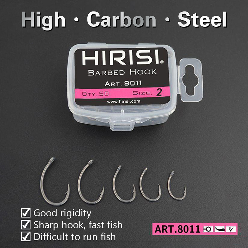 New Hirisi 50pcs Boxed Hooks B - Fishing Hook Box incelemesi ve fiyatı
