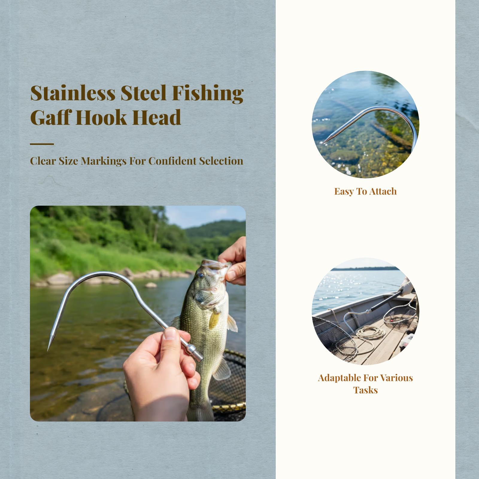 Fishing Sickle Head Stainless  - Fishing Hook incelemesi ve fiyatı