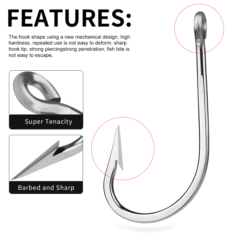 PROBEROS 5pcs Stainless Steel  - Fishing Hook Circle incelemesi ve fiyatı