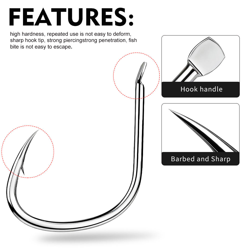 Proberos 20PCS/BOX High Carbon - Fishing Hook Circle incelemesi ve fiyatı