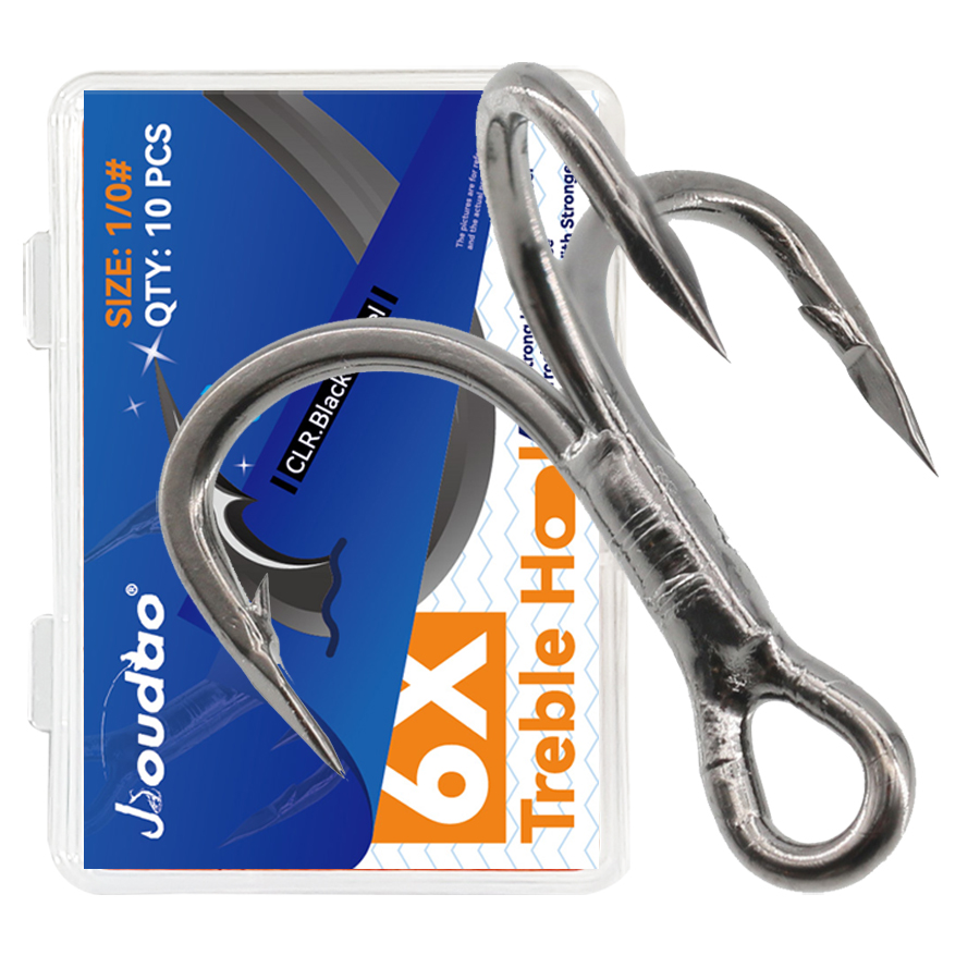 6X Fishing Treble Hooks Black  - Fishing Hook Assortment incelemesi ve fiyatı