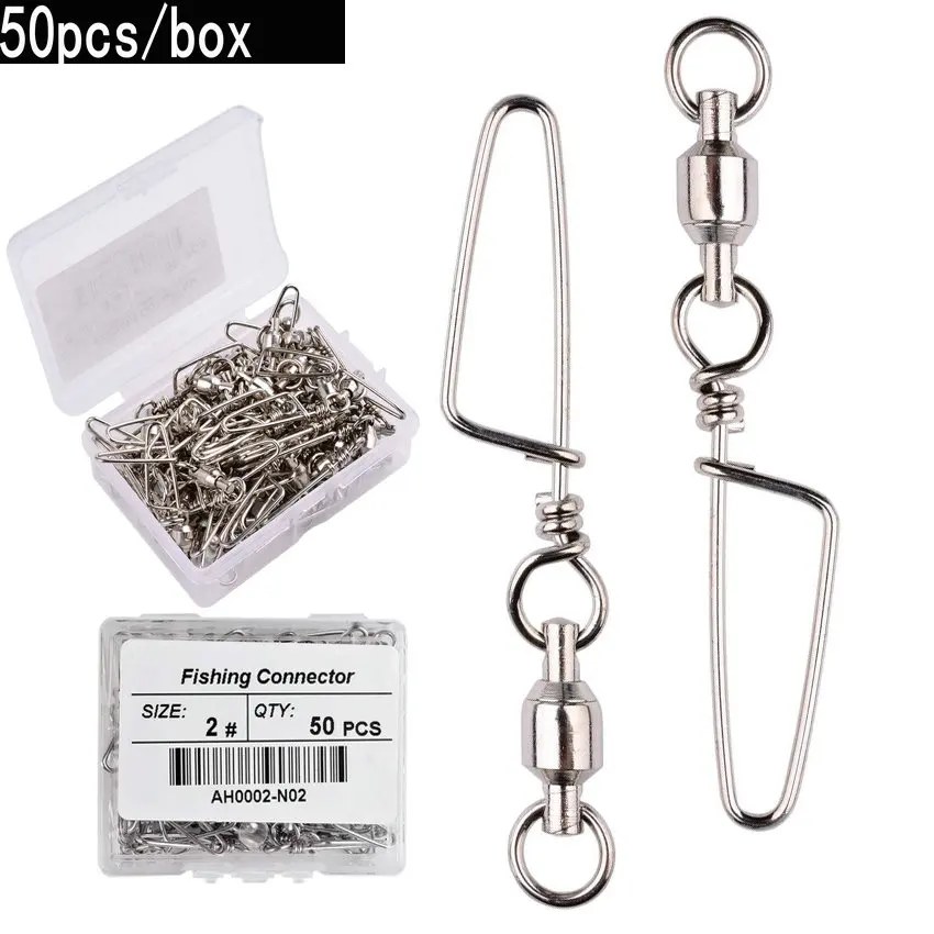 50pcs Fishing Ball Bearing Swi - Fishing Hook Box incelemesi ve fiyatı